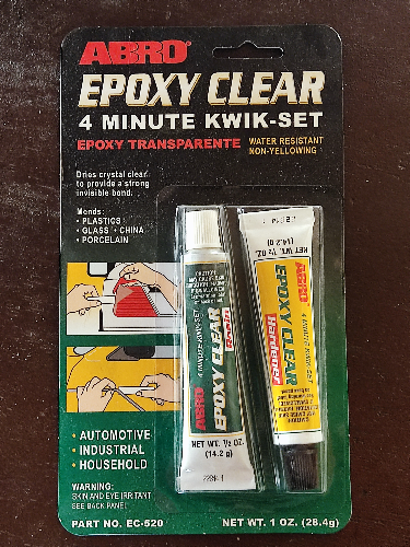PEGAMENTO EPOXY 1-OZ ABRO EC-520 TRANSPARENTE