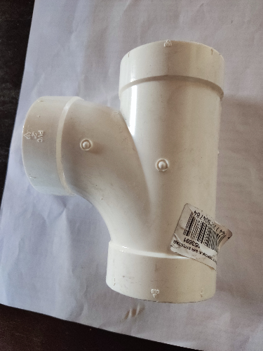 TEE PVC 2" P/DRENAJE S/R INYECTAB