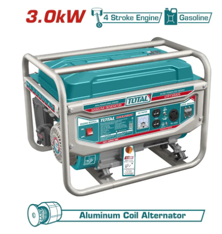 GENERADOR ELECTRICO 3000W 7HP TOTAL UTP130005
