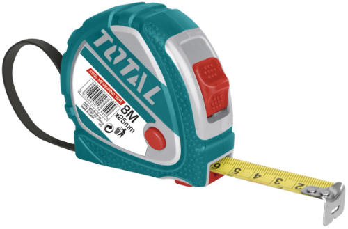 CINTA METRICA 8MTX1" TOTAL TMT126081