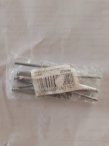 REMACHE ALUMINIO 3/16"X1" 10PC CHINO