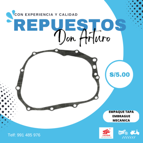 EMPAQUE TAPA EMBRAGUE - CG-150