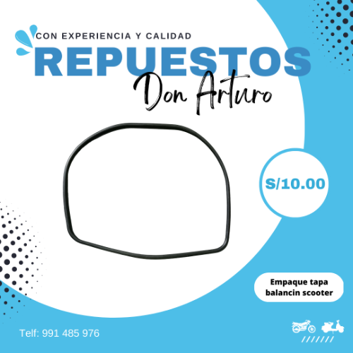 Empaque tapa balancines