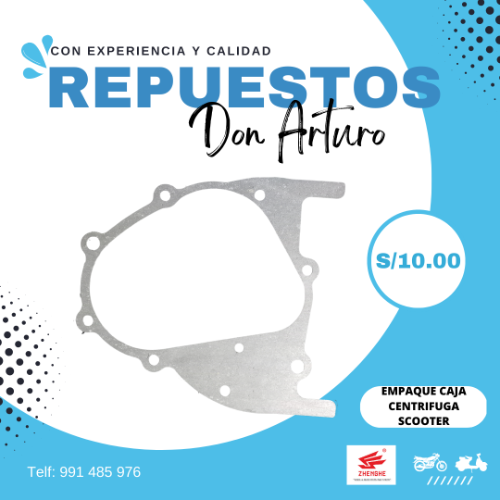 empaque caja centrifuga
