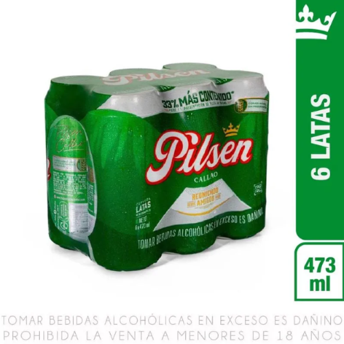 Pilsen Laton 473 ml x 6 und