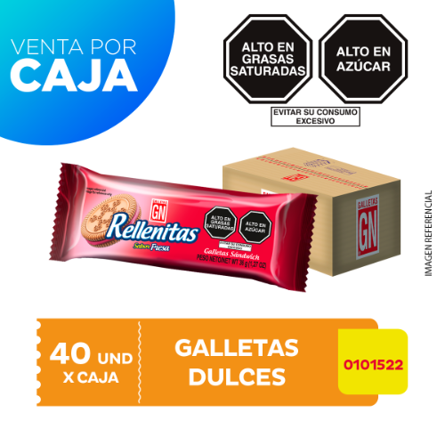 Rellenita Fresa GN x 40 und (36gr)