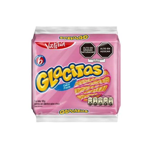 Glacitas Fresa 32 gr x 6 und