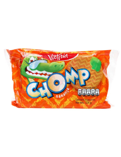 Chomp Naranja 38 gr x 6 und