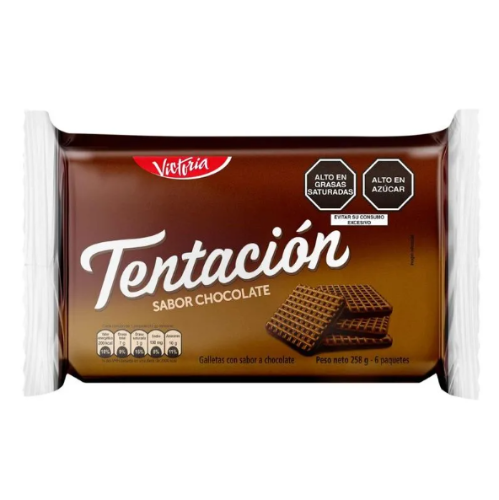 Tentación Chocolate 43 gr x 6 und