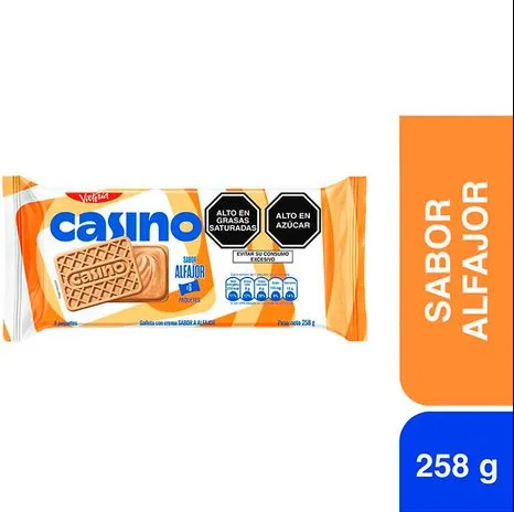 Casino Alfajor 43 gr x 6 und
