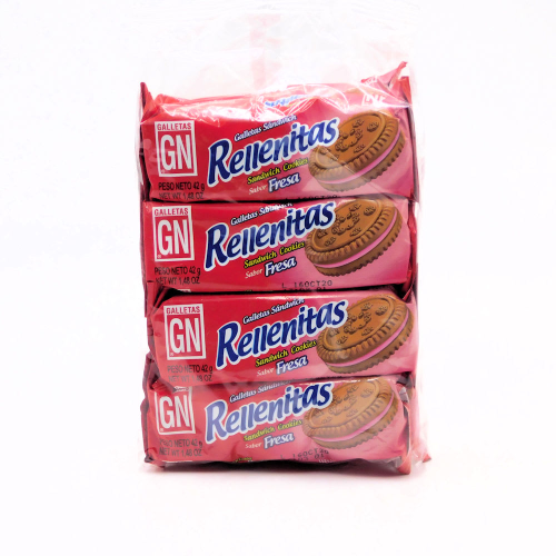 Pack Rellenita Fresa x 8 und