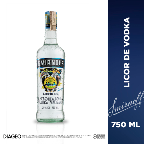 Smirnoff X1Lulo sinazucar 750ml - 17508