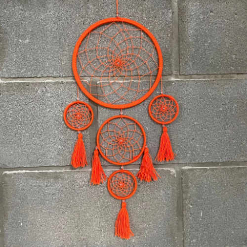 ATRAPASUEÑO BEIGE X 4 CIRCULOS
