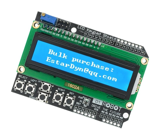 Pantalla LCD 1602 con Botonera Integrada | Shield Interactivo para Arduino