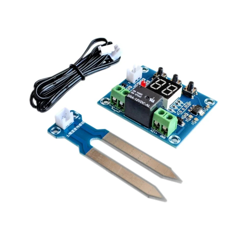 Controlador de Humedad del Suelo XH-M214 | 12V | Riego Automático con Pantalla Digital
