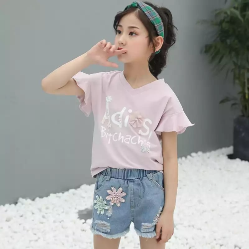 CJ SHORT JEAN - CAMISETA ADIOS