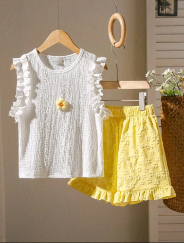 CJ SHORT AMARILLO BL BLANCA