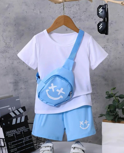 CJ NIÑO CAMISETA BLANCA/RIÑONERA