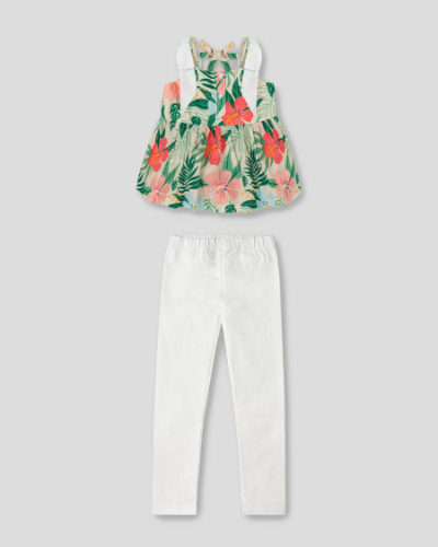 LEGGIS BLANCO - BLUSA TULIPAN COLORES