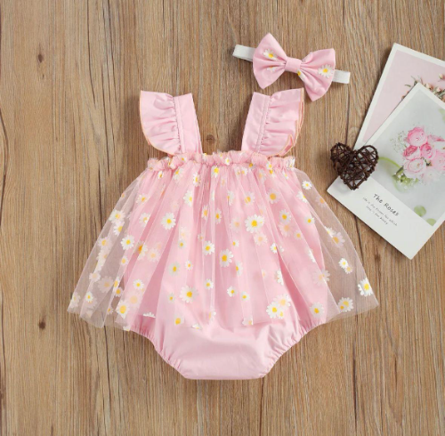 ASOLEADOR TULL MARGARITAS ROSA
