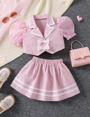 CJ FALDA BLUSA ROSA AÑOS 60