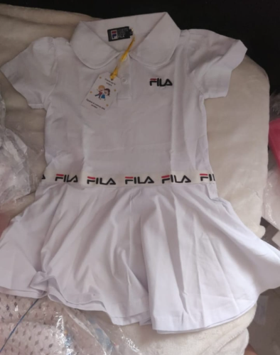 VESTIDO FILA DEPO BLANCO