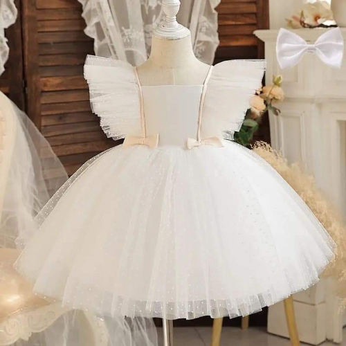 VESTIDO BLANCO PRINCESA TULL