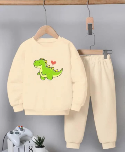CJ SUDADERA BEIGE DINO