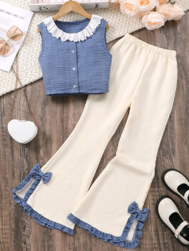 PANTALON CLASSIC  MOÑOS BL AZUL GALLETA