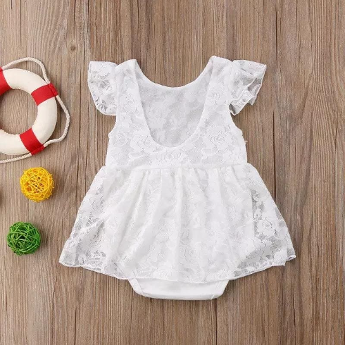 VESTIDO BODY BLANCO ENCAJE
