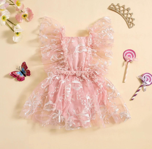BODY VESTIDO ROSADO PLATEADO