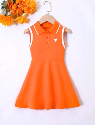 VESTIDO POLO NARANJADO
