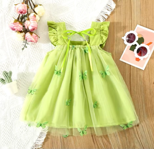 VESTIDO VERDE MANZANA