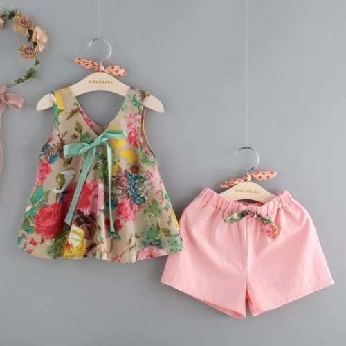 CJ SHORT ROSA - BLUSA ESTAMPADA DE FLORES