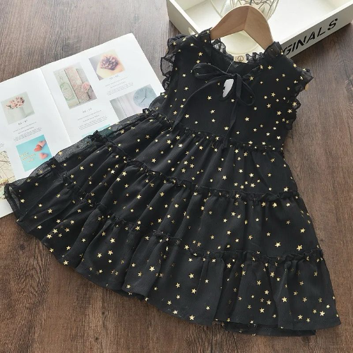 VESTIDO NEGRO ESTRELLAS