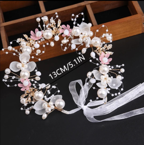CORONA NIÑAS PREMIUM/BLANCA Y ROSA