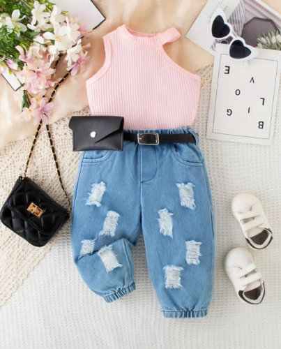 CJ JEAN DESTROYE BLUSA  ROSA