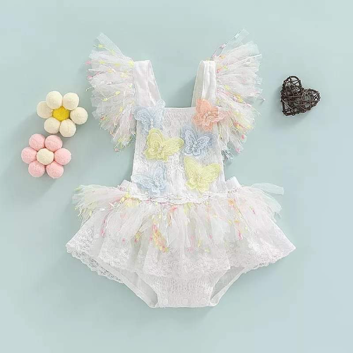 ASOLEADOR BLANCO ENCAJE MARIPOSAS PASTEL