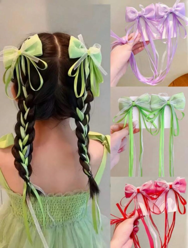 MOÑO PARA TRENZA MULTICOLOR