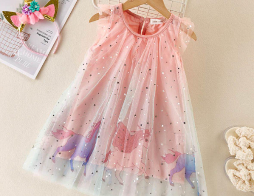 VESTIDO UNICORNIO BATA