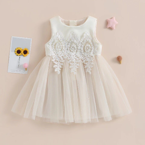 VESTIDO BEIGE ELEGANTE PIEDRAS