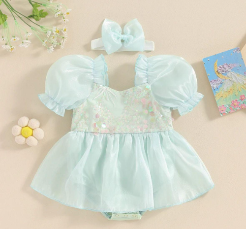 BODY VESTIDO MENTA LENTEJUELAS