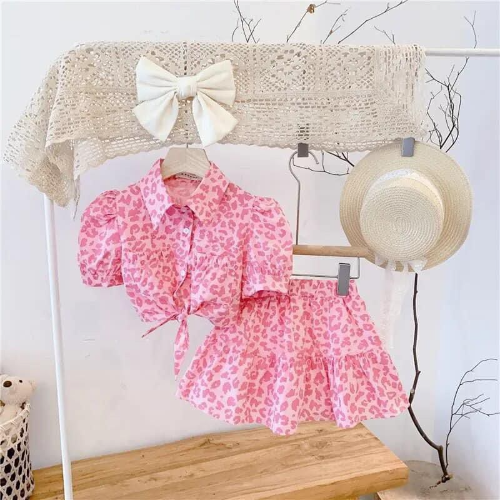 CJ ROSA PRINT FALDA BLUSA AMARRE