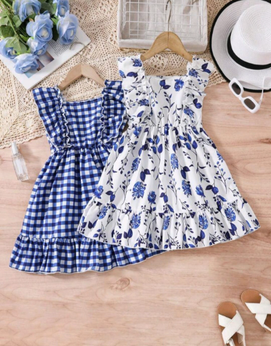 Vestido “Dulce Campiña Azul”