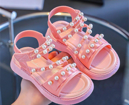 SANDALIAS PERLAS ROSA