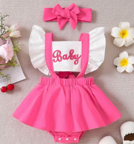 BODY VESTIDO ROSA BABY