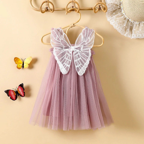VESTIDO LILA ALAS