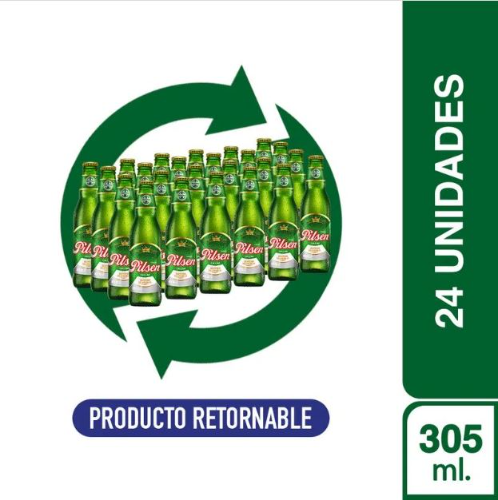 Pilsen 305 ml caja x 24 bot.