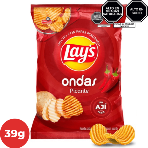 Lay's Ondas Picantes 34 gr