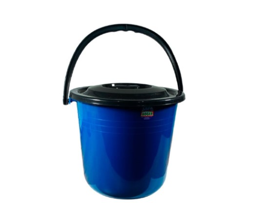 TOBO PLASTICO CON TAPA ALFA HOGAR 12LTS